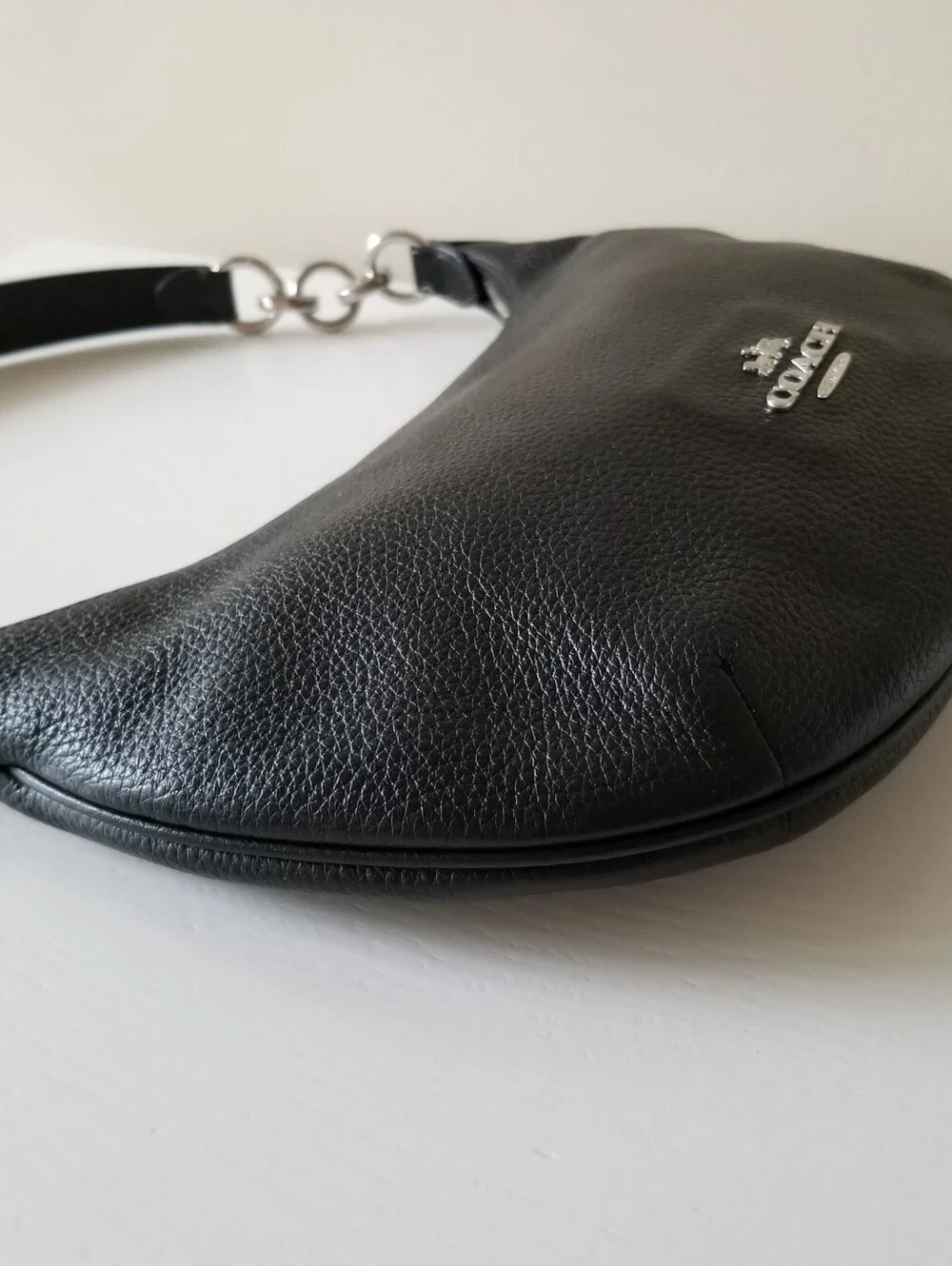 Coach Mini Payton Shoulder Bag Pebbled Leather